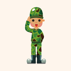 people theme soldier elements