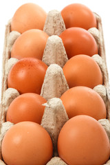 Package with eggs