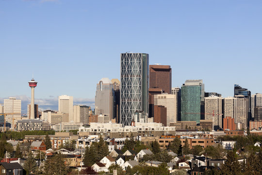 Modern architecture of Calgary