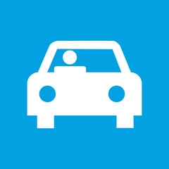 Car white icon