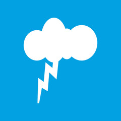 Storm white icon
