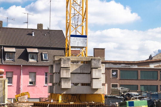 Krangewichte aus Beton