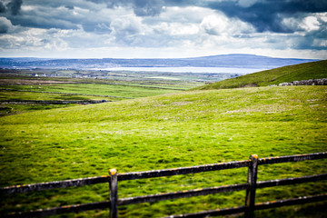 Irish landscape in summer