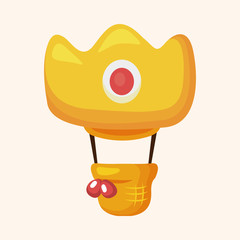 style hot air balloon theme elements