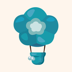 style hot air balloon theme elements