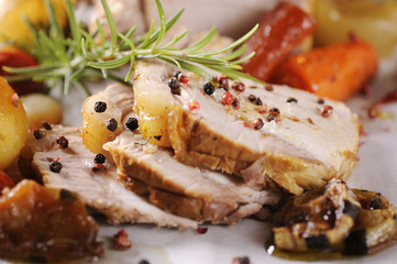 roasted pork