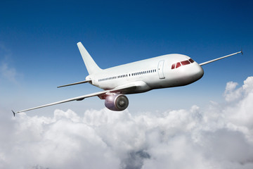 Fototapeta na wymiar aircraft airliner airplane in the sky