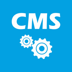 Cms white icon