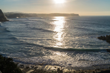 Obraz premium Playa Los Locos, Suances, Cantabria