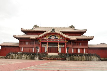 Obraz premium 世界遺産の首里城