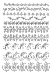 Fototapeta premium Elementi decorativi