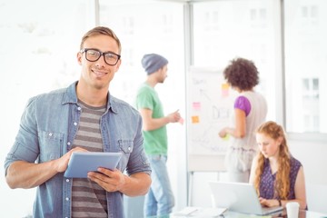 Fototapeta premium Fashion students working as a team