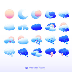high quality vector weather icons