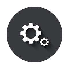 Vector modern  gray circle icon