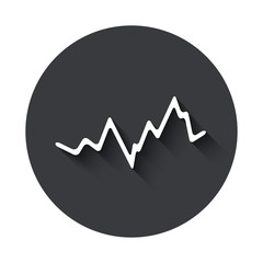 Vector modern  gray circle icon