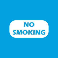 No smoking white icon