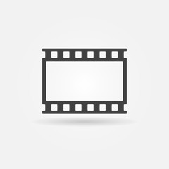 Vector film strip logo