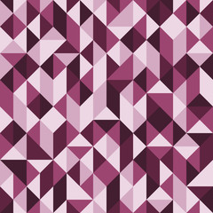 Abstract seamless pattern with squares and triangles.