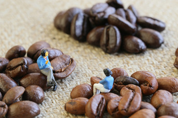 コーヒー豆とビジネス