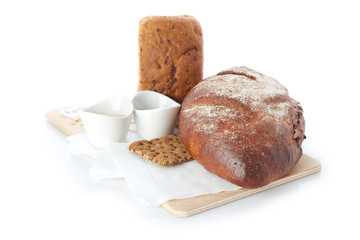 Different bread. Food background.