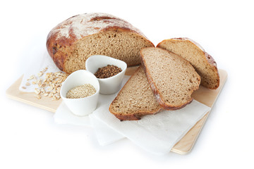 Different bread. Food background.