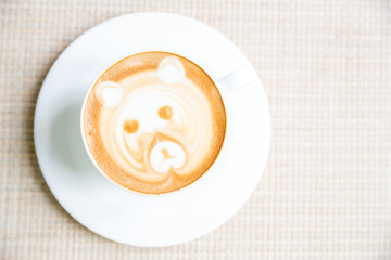 Coffee latte art