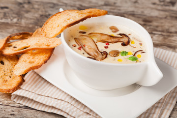 Cream of mushroom soup