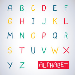 Color alphabet © flycatdesign