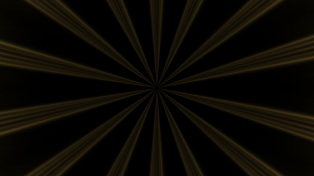 abstract loop motion background, gold kaleidoscope light