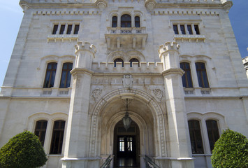 Main door of Miramare Castle