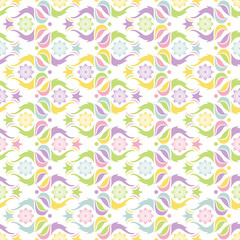 bird thai design full color on white background