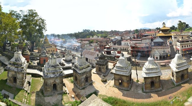 Pashupatinath temple and cremation ghats, Khatmandu