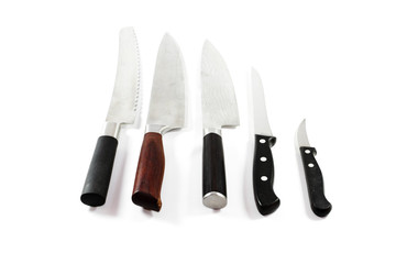 Verschiedene Kochmesser