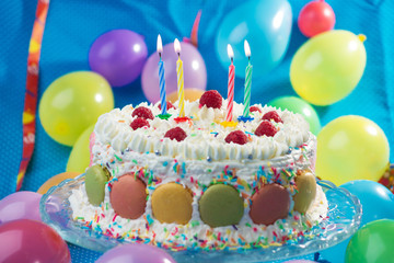 Obrazy na Plexi  Tort urodzinowy