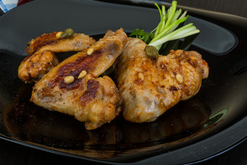 Roasted chicken wings