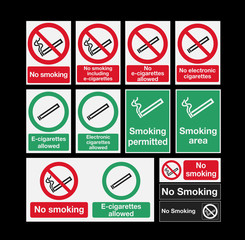 Smoking signs