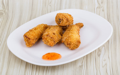 Fried prawn tempura