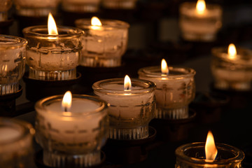 Candles in the church