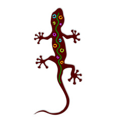 salamander color vector illuastration