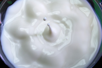 Latte fresco cymatics