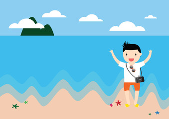 Businessman relaxing concept