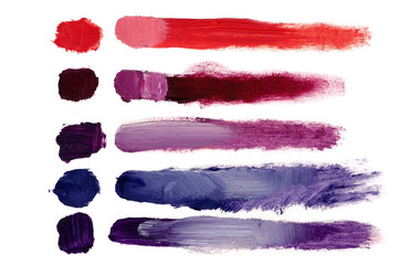 Colorful volumetric brush strokes, oil, acrylic texture
