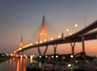 Blurred and Bokeh Tower Bridge