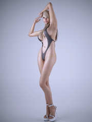 Girls wearing bikini