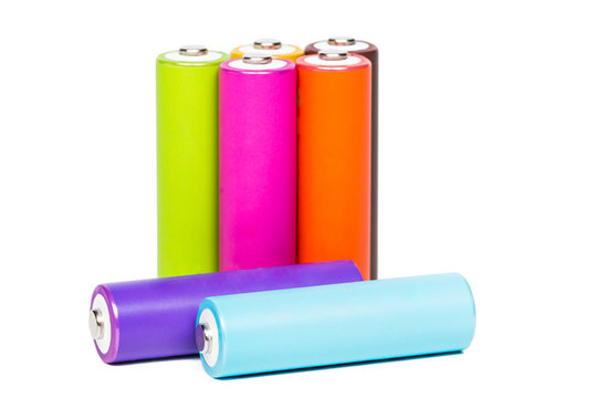 Multicolored Batteries