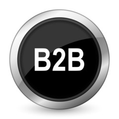 b2b black icon