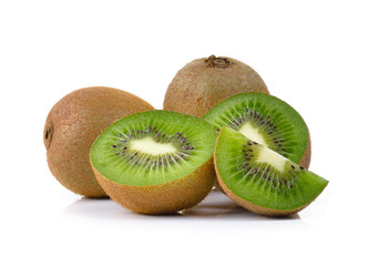 Kiwi fruit  isolated on white background