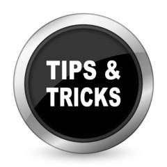 tips tricks black icon