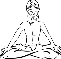 Sketch of yogi