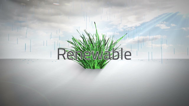 Environmental buzzwords with logo